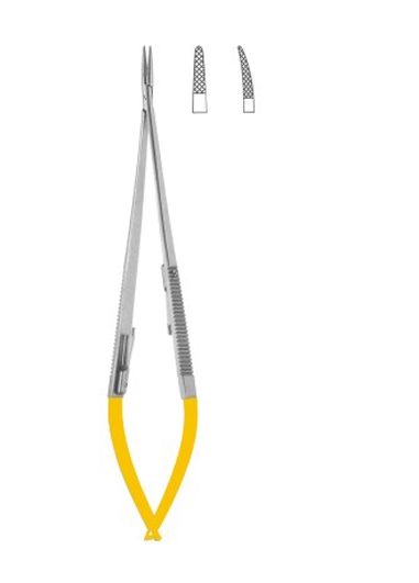 Needle Holders with Tungsten Carbide Inserts without TC